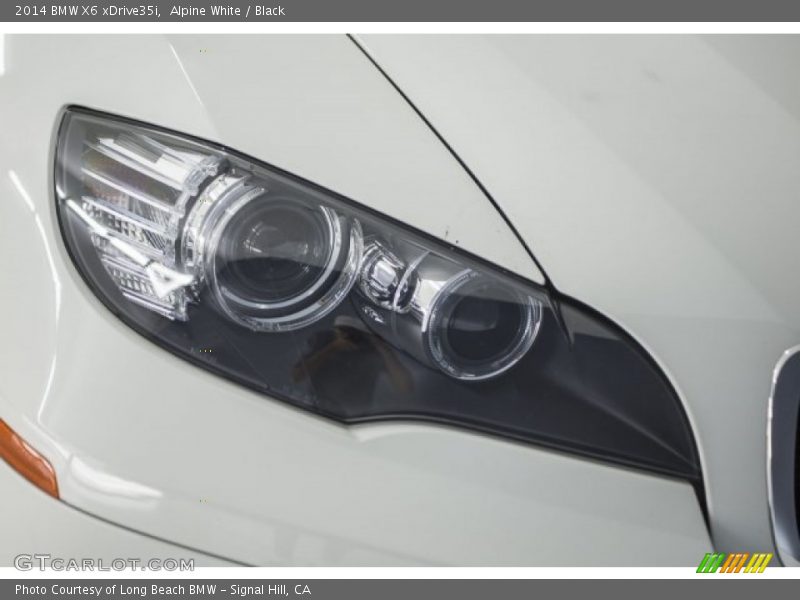 Alpine White / Black 2014 BMW X6 xDrive35i