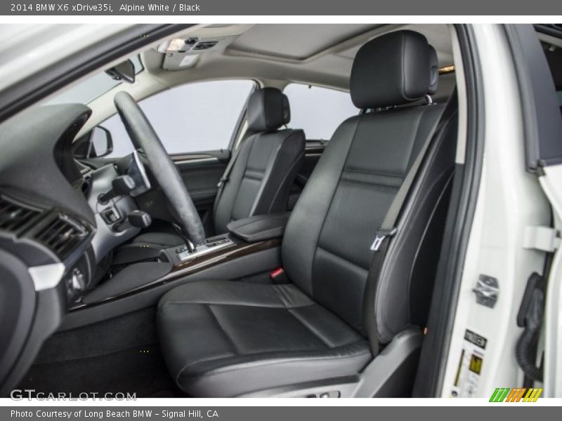Alpine White / Black 2014 BMW X6 xDrive35i