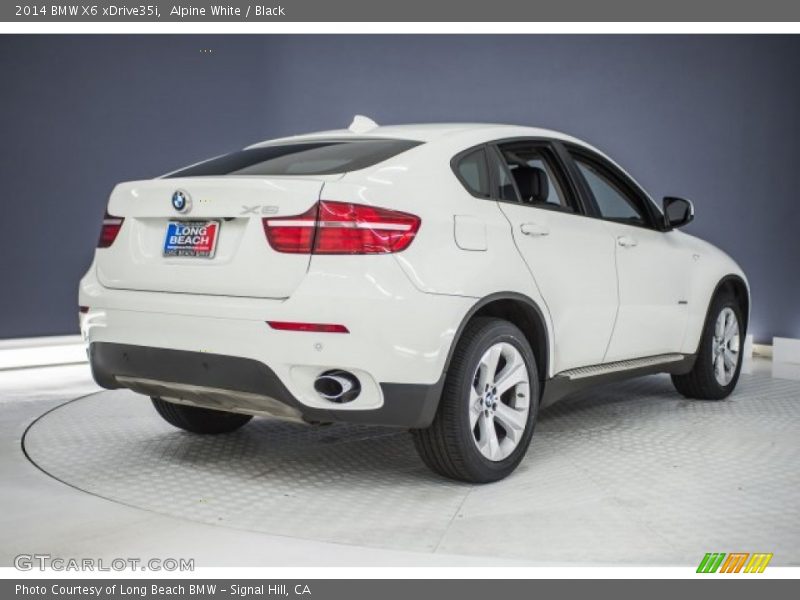Alpine White / Black 2014 BMW X6 xDrive35i