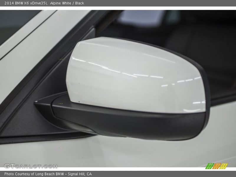 Alpine White / Black 2014 BMW X6 xDrive35i