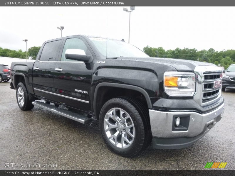 Onyx Black / Cocoa/Dune 2014 GMC Sierra 1500 SLT Crew Cab 4x4