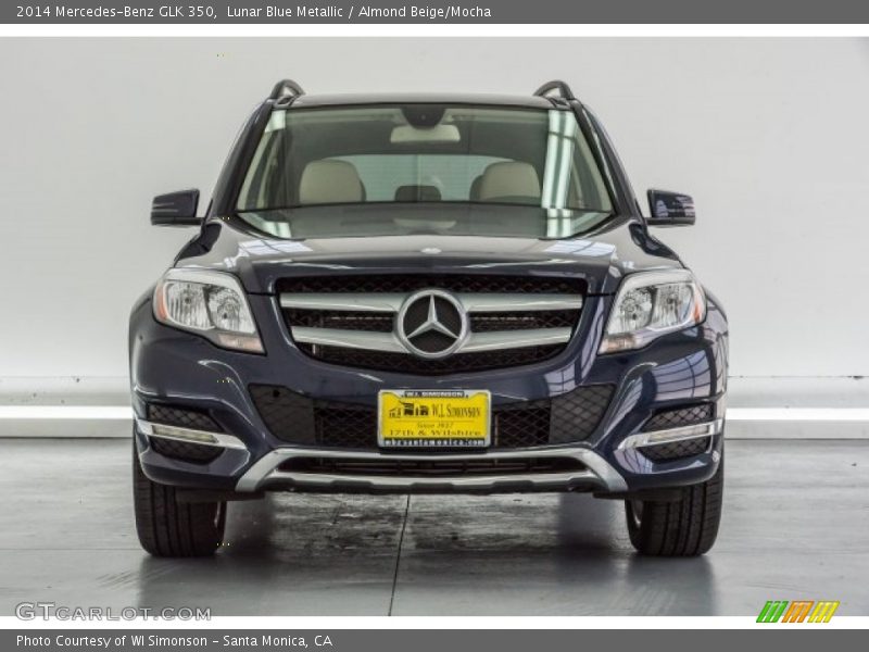 Lunar Blue Metallic / Almond Beige/Mocha 2014 Mercedes-Benz GLK 350