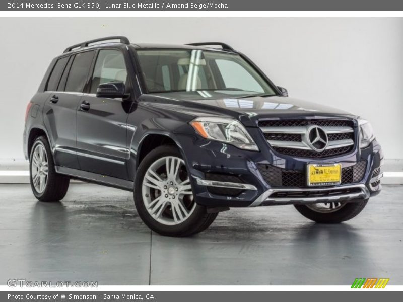 Lunar Blue Metallic / Almond Beige/Mocha 2014 Mercedes-Benz GLK 350