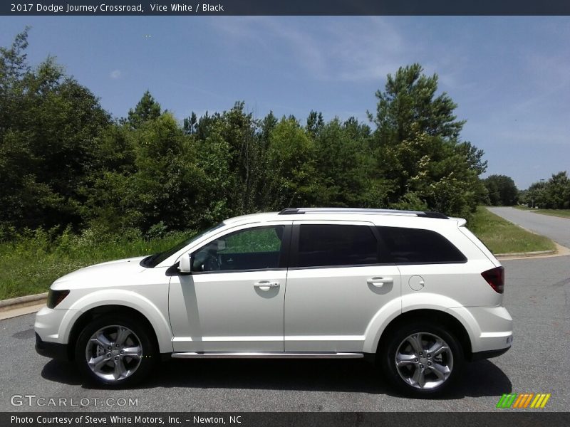 Vice White / Black 2017 Dodge Journey Crossroad