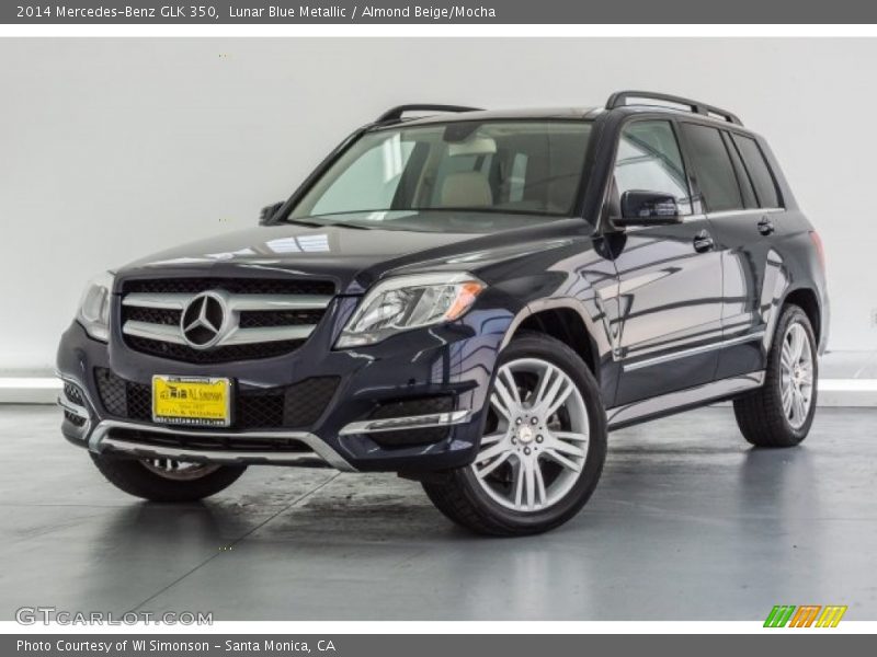 Lunar Blue Metallic / Almond Beige/Mocha 2014 Mercedes-Benz GLK 350