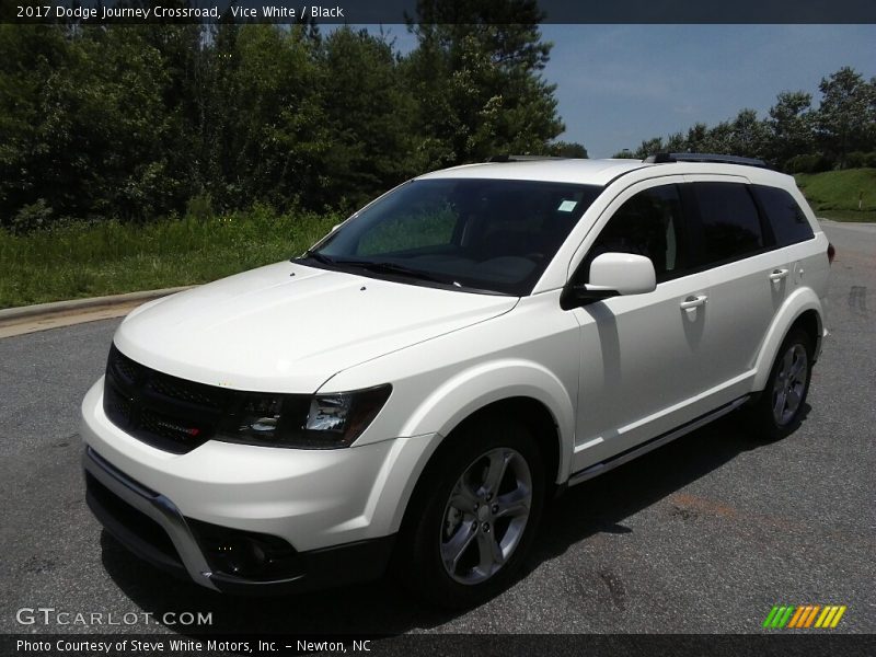 Vice White / Black 2017 Dodge Journey Crossroad