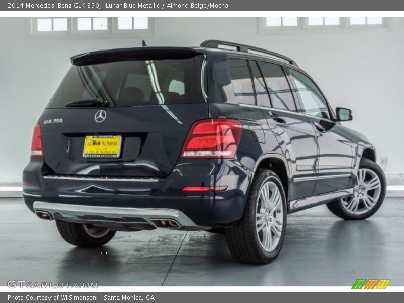 Lunar Blue Metallic / Almond Beige/Mocha 2014 Mercedes-Benz GLK 350