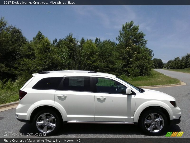 Vice White / Black 2017 Dodge Journey Crossroad