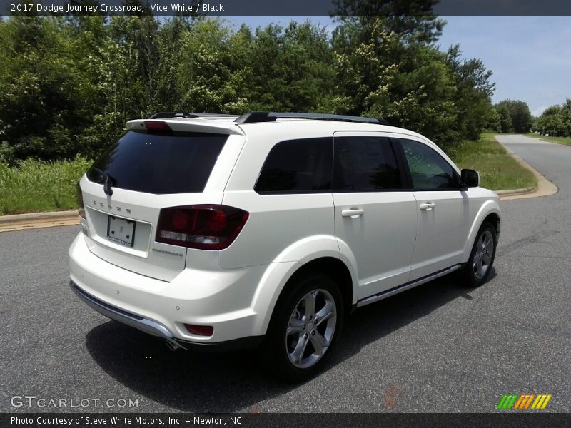 Vice White / Black 2017 Dodge Journey Crossroad