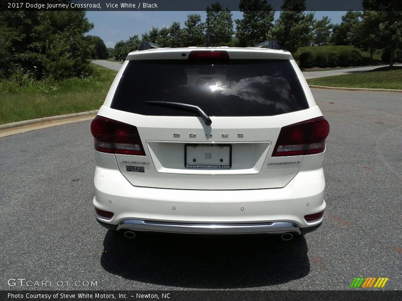 Vice White / Black 2017 Dodge Journey Crossroad