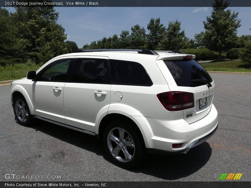 Vice White / Black 2017 Dodge Journey Crossroad