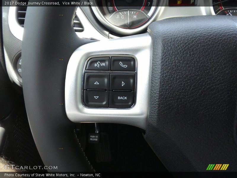 Vice White / Black 2017 Dodge Journey Crossroad