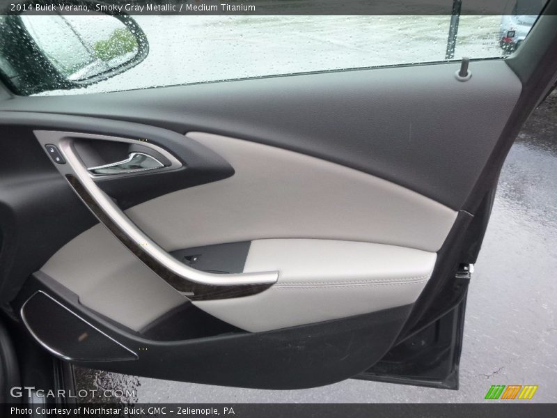 Smoky Gray Metallic / Medium Titanium 2014 Buick Verano