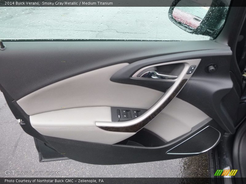 Smoky Gray Metallic / Medium Titanium 2014 Buick Verano