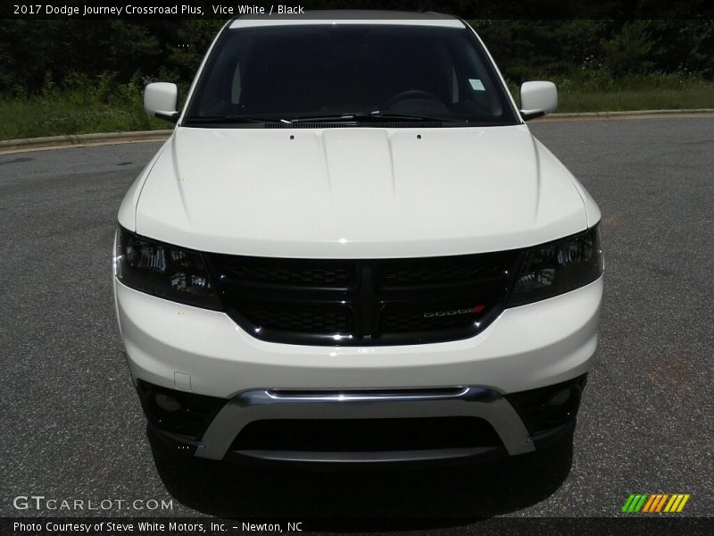 Vice White / Black 2017 Dodge Journey Crossroad Plus