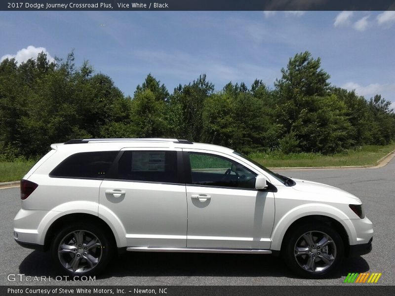 Vice White / Black 2017 Dodge Journey Crossroad Plus