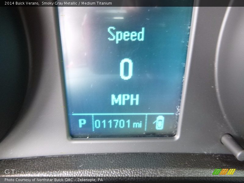 Smoky Gray Metallic / Medium Titanium 2014 Buick Verano