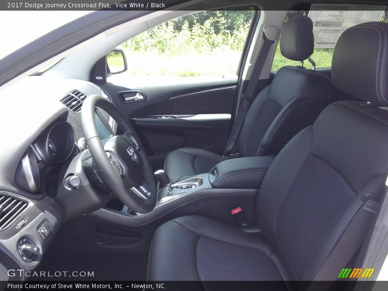 Vice White / Black 2017 Dodge Journey Crossroad Plus