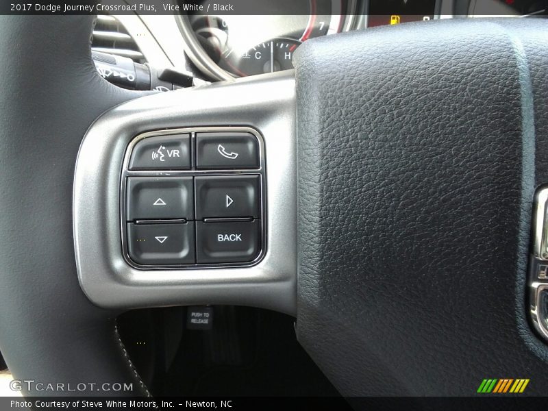 Vice White / Black 2017 Dodge Journey Crossroad Plus