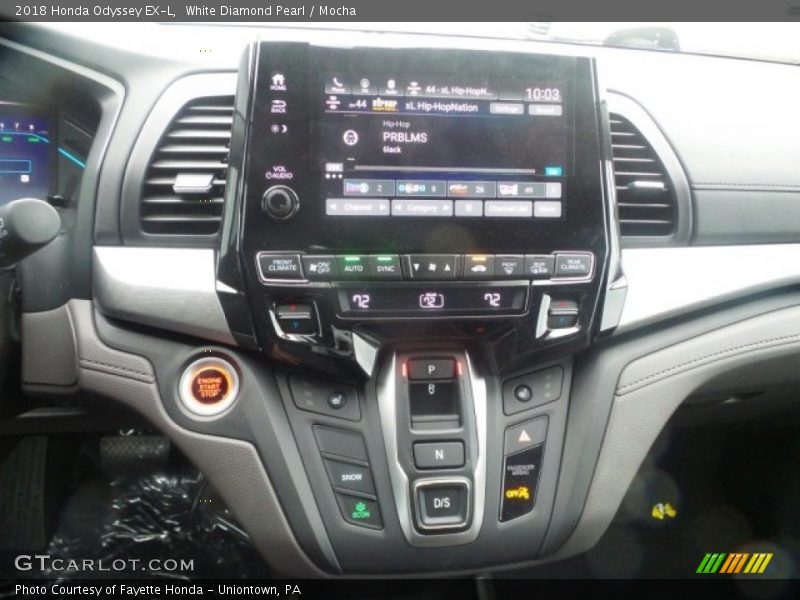 Controls of 2018 Odyssey EX-L