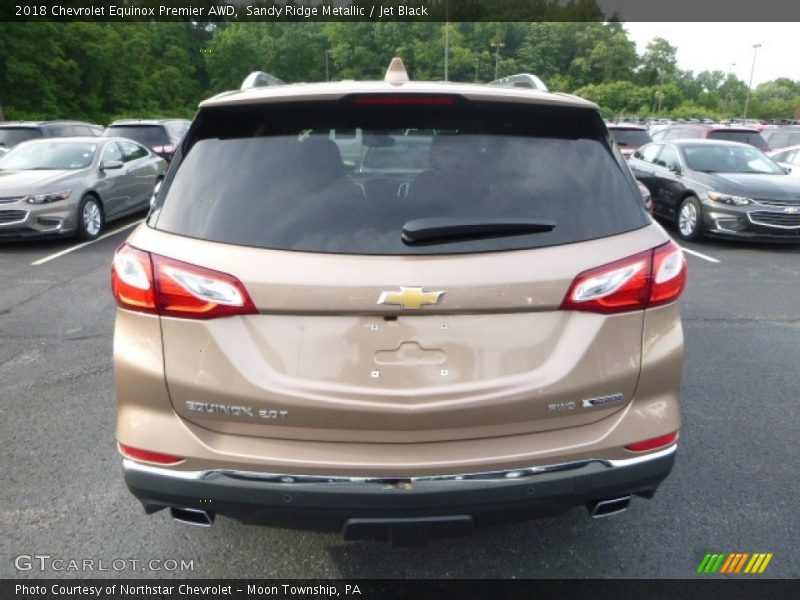 Sandy Ridge Metallic / Jet Black 2018 Chevrolet Equinox Premier AWD
