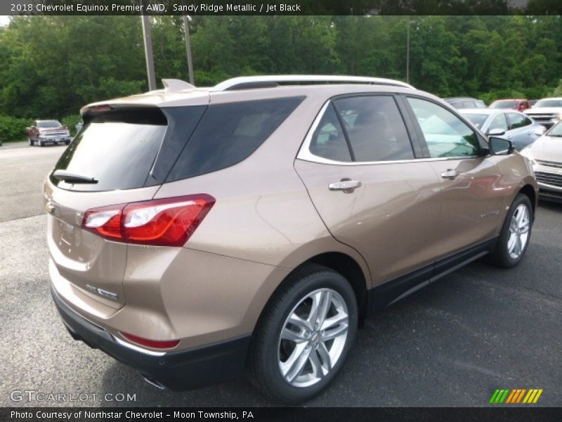 Sandy Ridge Metallic / Jet Black 2018 Chevrolet Equinox Premier AWD
