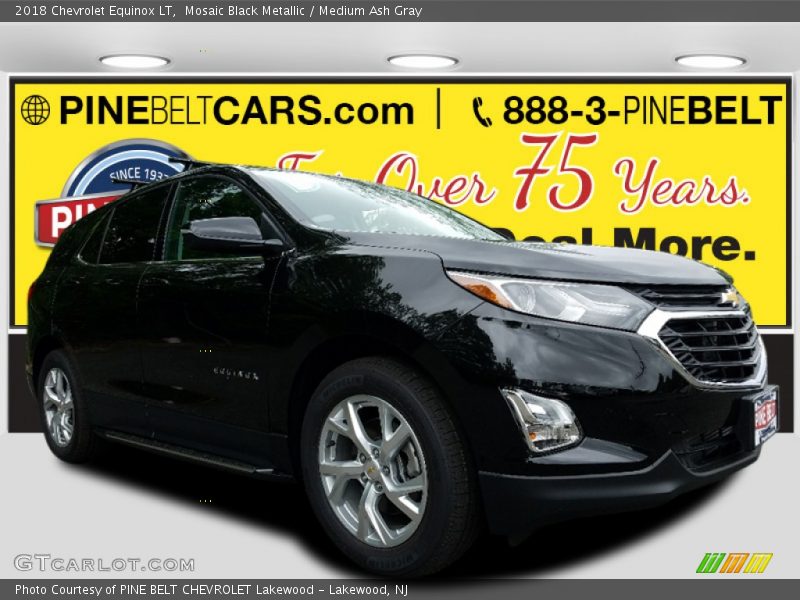 Mosaic Black Metallic / Medium Ash Gray 2018 Chevrolet Equinox LT