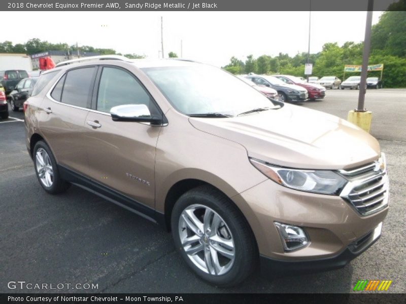 Sandy Ridge Metallic / Jet Black 2018 Chevrolet Equinox Premier AWD