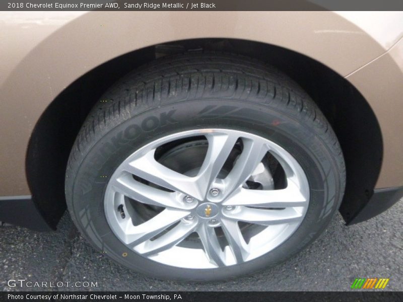 Sandy Ridge Metallic / Jet Black 2018 Chevrolet Equinox Premier AWD