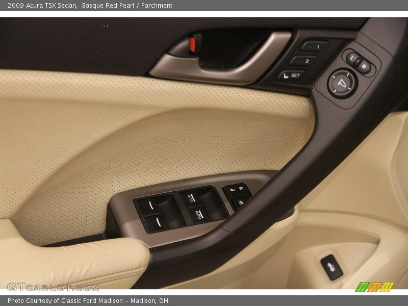 Basque Red Pearl / Parchment 2009 Acura TSX Sedan