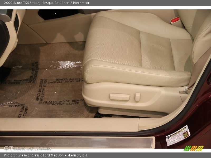 Basque Red Pearl / Parchment 2009 Acura TSX Sedan