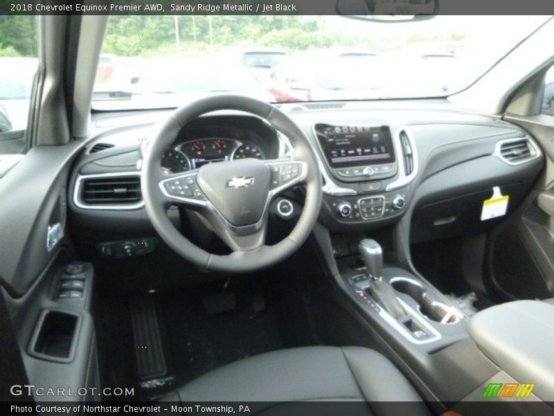 Sandy Ridge Metallic / Jet Black 2018 Chevrolet Equinox Premier AWD