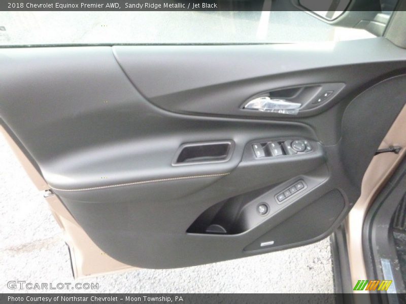 Sandy Ridge Metallic / Jet Black 2018 Chevrolet Equinox Premier AWD