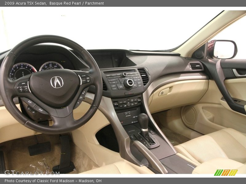 Basque Red Pearl / Parchment 2009 Acura TSX Sedan