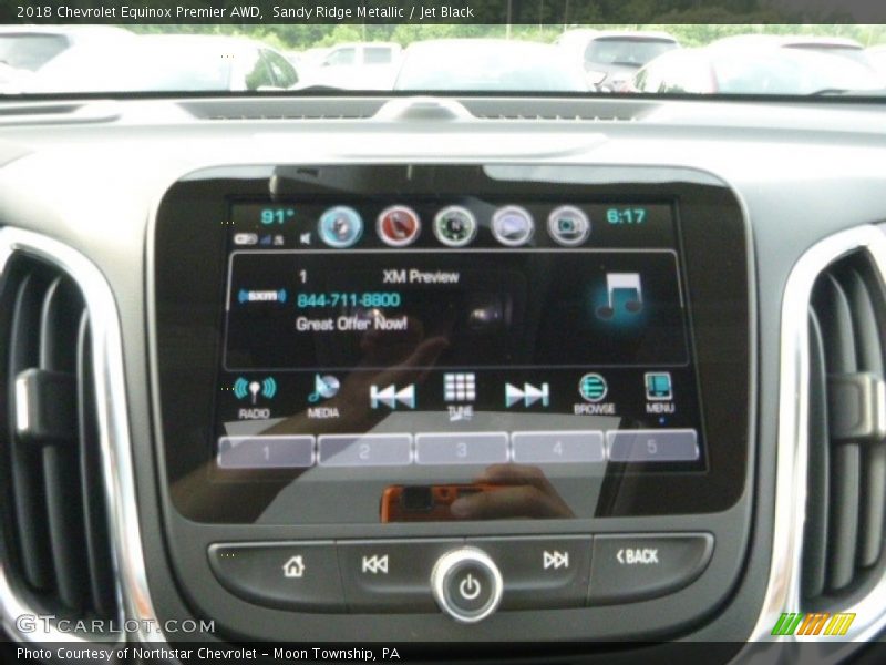 Sandy Ridge Metallic / Jet Black 2018 Chevrolet Equinox Premier AWD