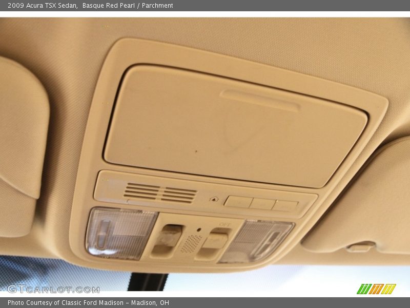 Basque Red Pearl / Parchment 2009 Acura TSX Sedan