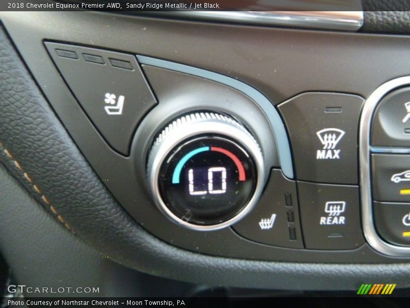 Sandy Ridge Metallic / Jet Black 2018 Chevrolet Equinox Premier AWD