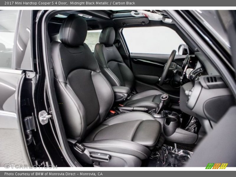 Midnight Black Metallic / Carbon Black 2017 Mini Hardtop Cooper S 4 Door