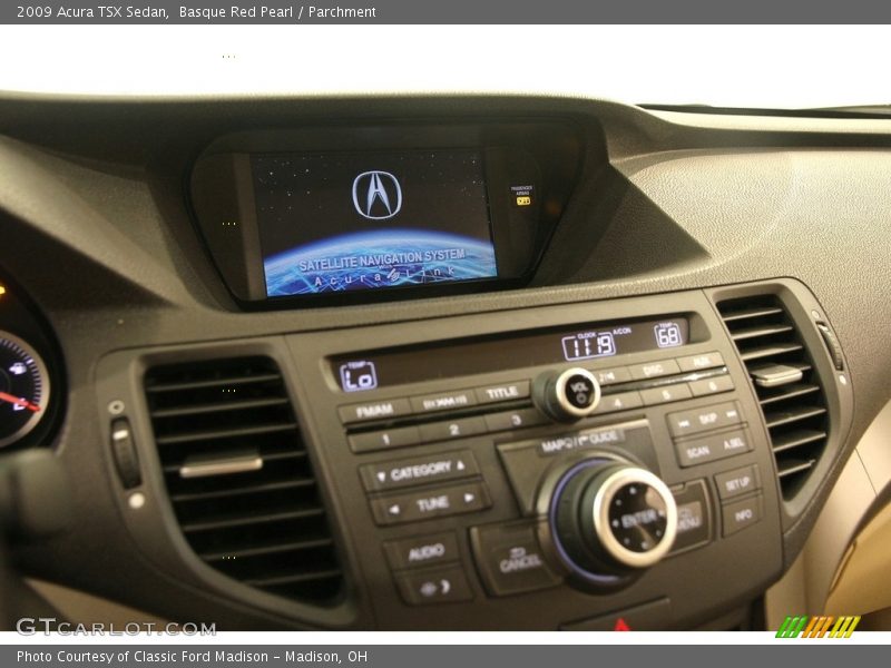 Basque Red Pearl / Parchment 2009 Acura TSX Sedan