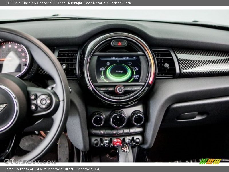 Midnight Black Metallic / Carbon Black 2017 Mini Hardtop Cooper S 4 Door