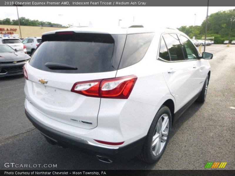 Iridescent Pearl Tricoat / Medium Ash Gray 2018 Chevrolet Equinox Premier AWD