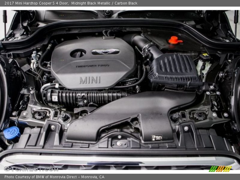 Midnight Black Metallic / Carbon Black 2017 Mini Hardtop Cooper S 4 Door