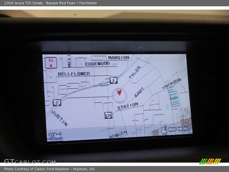 Basque Red Pearl / Parchment 2009 Acura TSX Sedan
