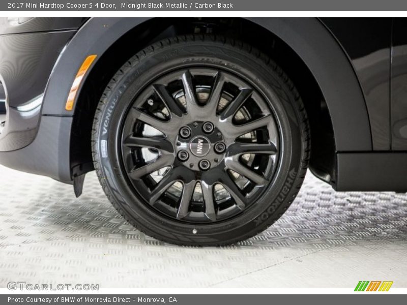 Midnight Black Metallic / Carbon Black 2017 Mini Hardtop Cooper S 4 Door