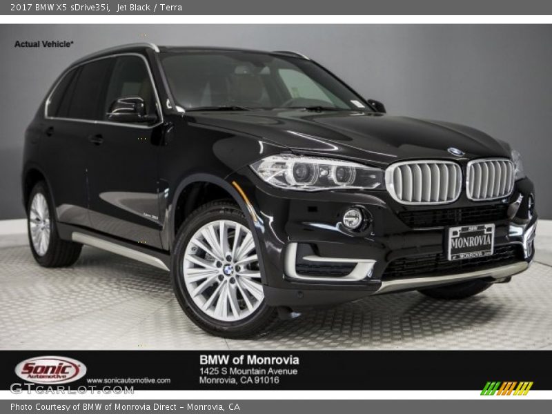 Jet Black / Terra 2017 BMW X5 sDrive35i