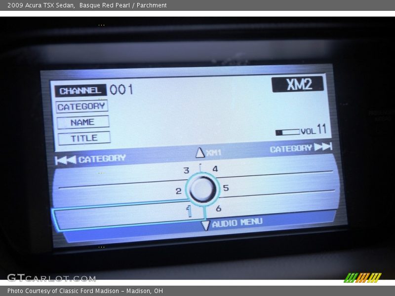 Basque Red Pearl / Parchment 2009 Acura TSX Sedan