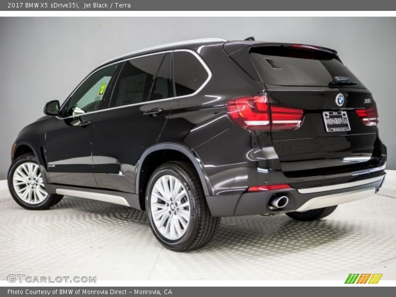 Jet Black / Terra 2017 BMW X5 sDrive35i