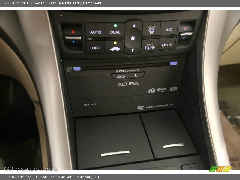 Basque Red Pearl / Parchment 2009 Acura TSX Sedan