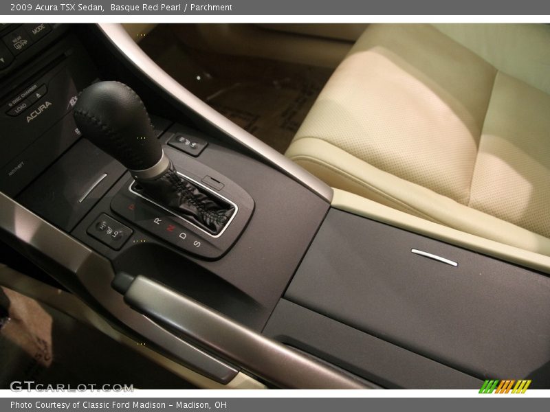 Basque Red Pearl / Parchment 2009 Acura TSX Sedan