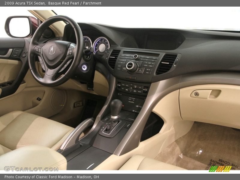 Basque Red Pearl / Parchment 2009 Acura TSX Sedan